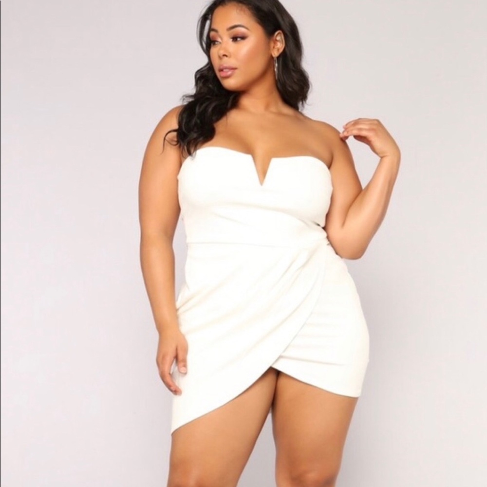 NWT white Fashion Nova dress